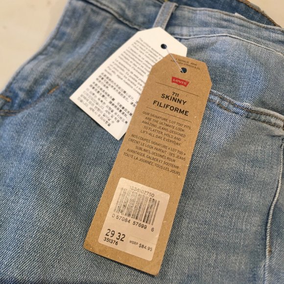 NWT Levis Skinny Jeans - Picture 7 of 10